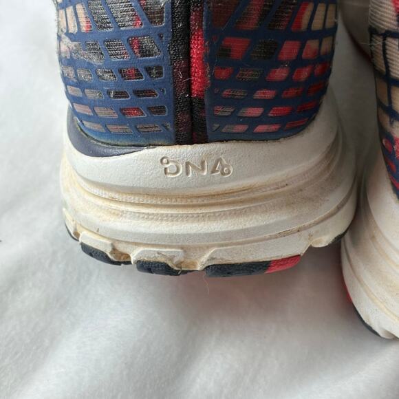 Brooks Launch 3 Running Training Sneakers Shoes Women’s 8 Athletic READ Blue Red - Picture 13 of 15